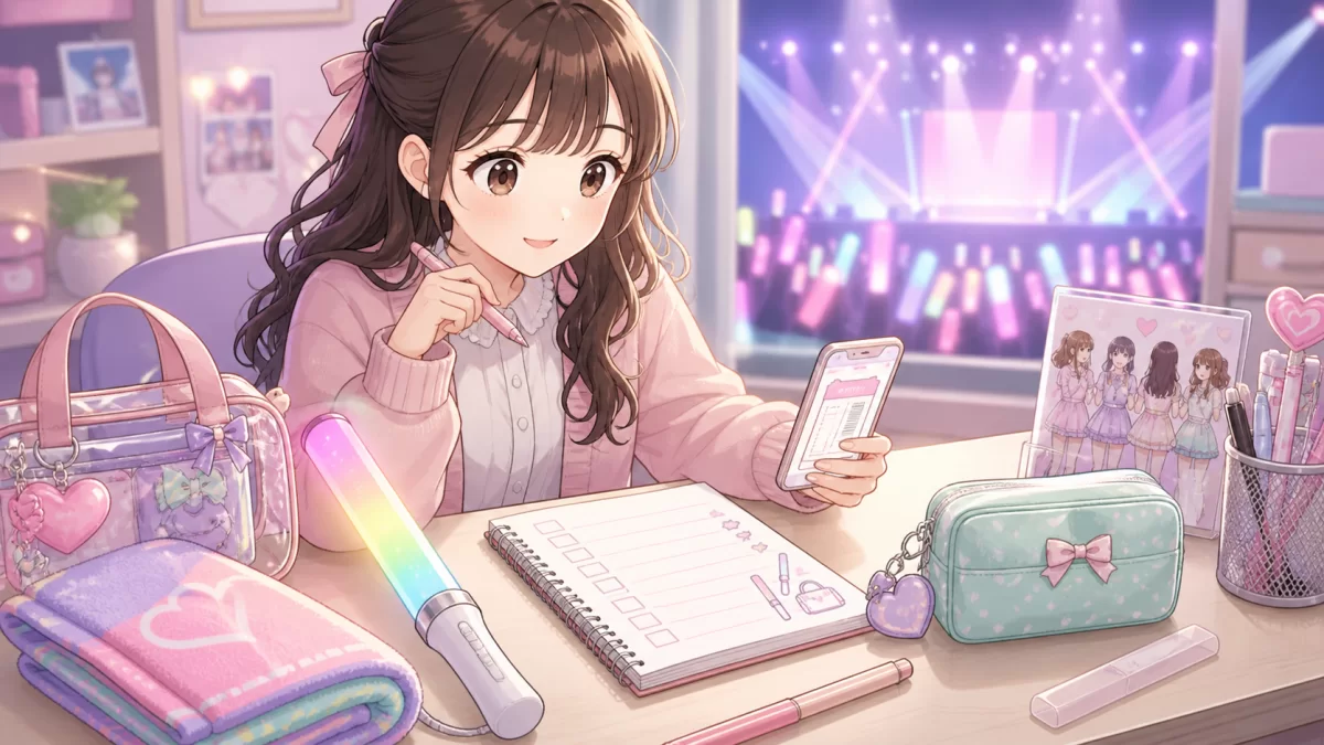 女性アイドルのライブ初心者ガイド｜服装・持ち物・物販・現場マナー