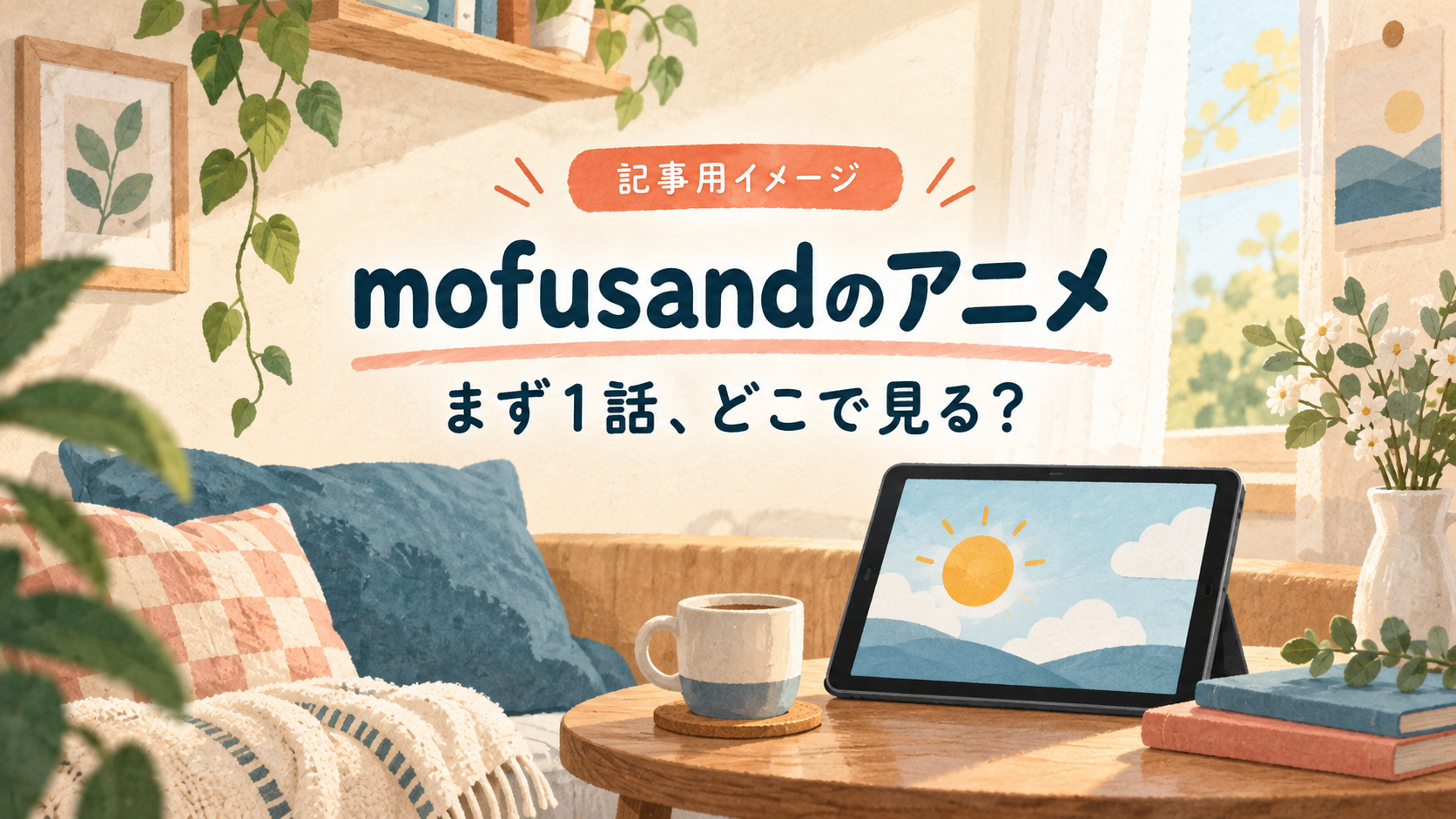 mofusandのアニメはどこで見られる?無料の第1話と毎週水曜の楽しみ方
