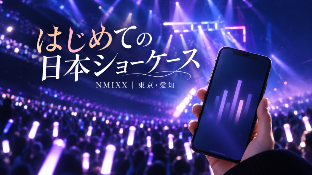 NMIXX日本デビュー公演はFC未入会でも行ける？東京・愛知の日程とチケット準備