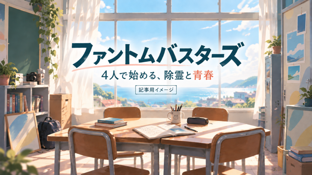 ファントムバスターズってどんな漫画？2027年アニメ化前に知りたい4人の役割