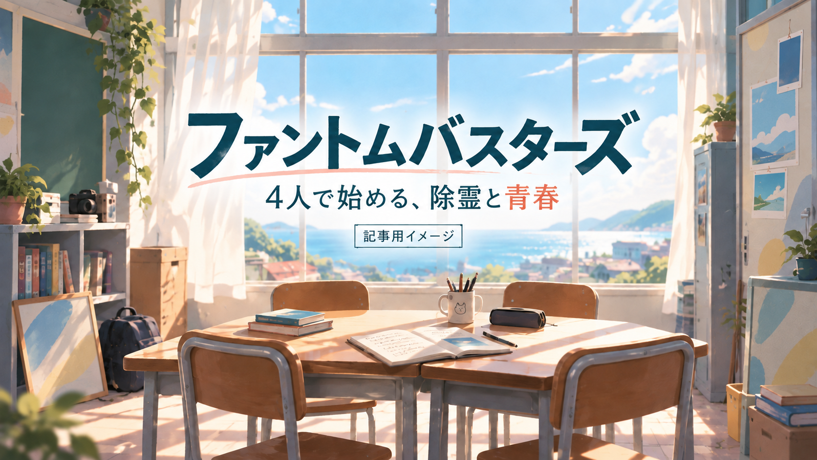 ファントムバスターズってどんな漫画?2027年アニメ化前に知りたい4人の役割