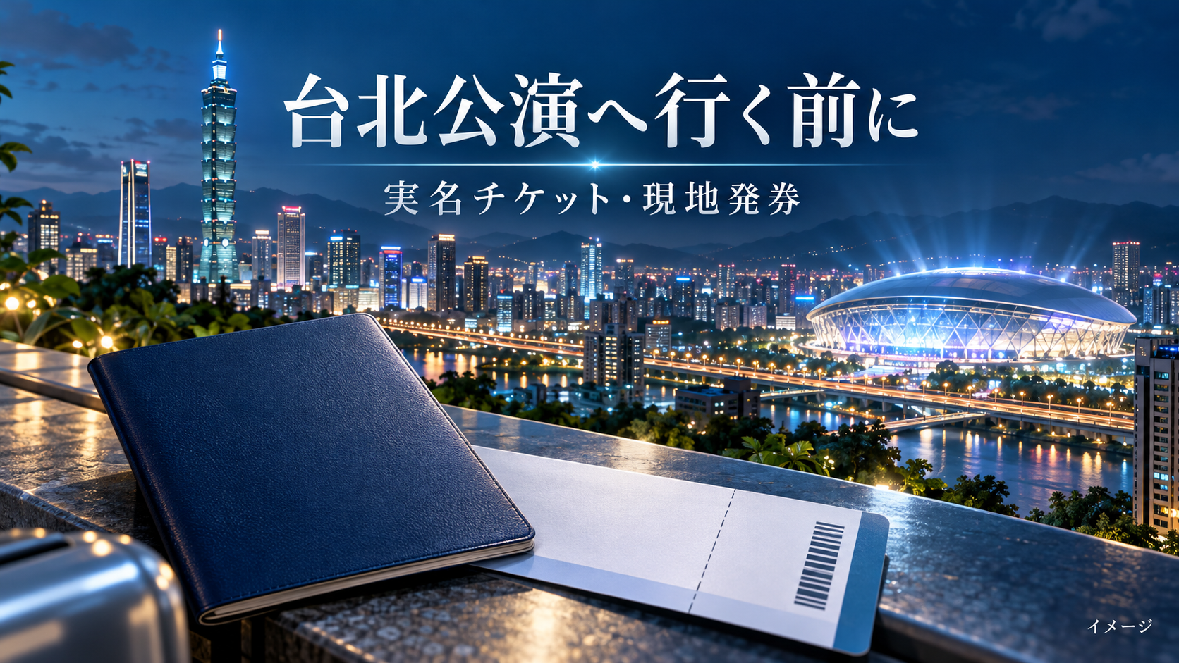 米津玄師GHOST台北公演に日本から申し込むには?実名制・日本時間・現地発券を確認